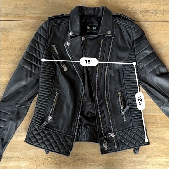 Boda Skins Leather Jacket S - Picture 6 of 7